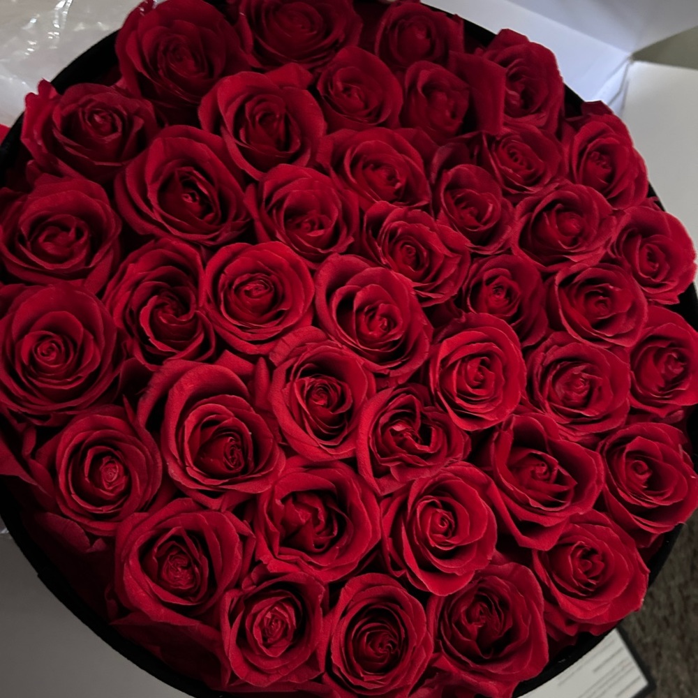 Preserved Red Rose Bouquet